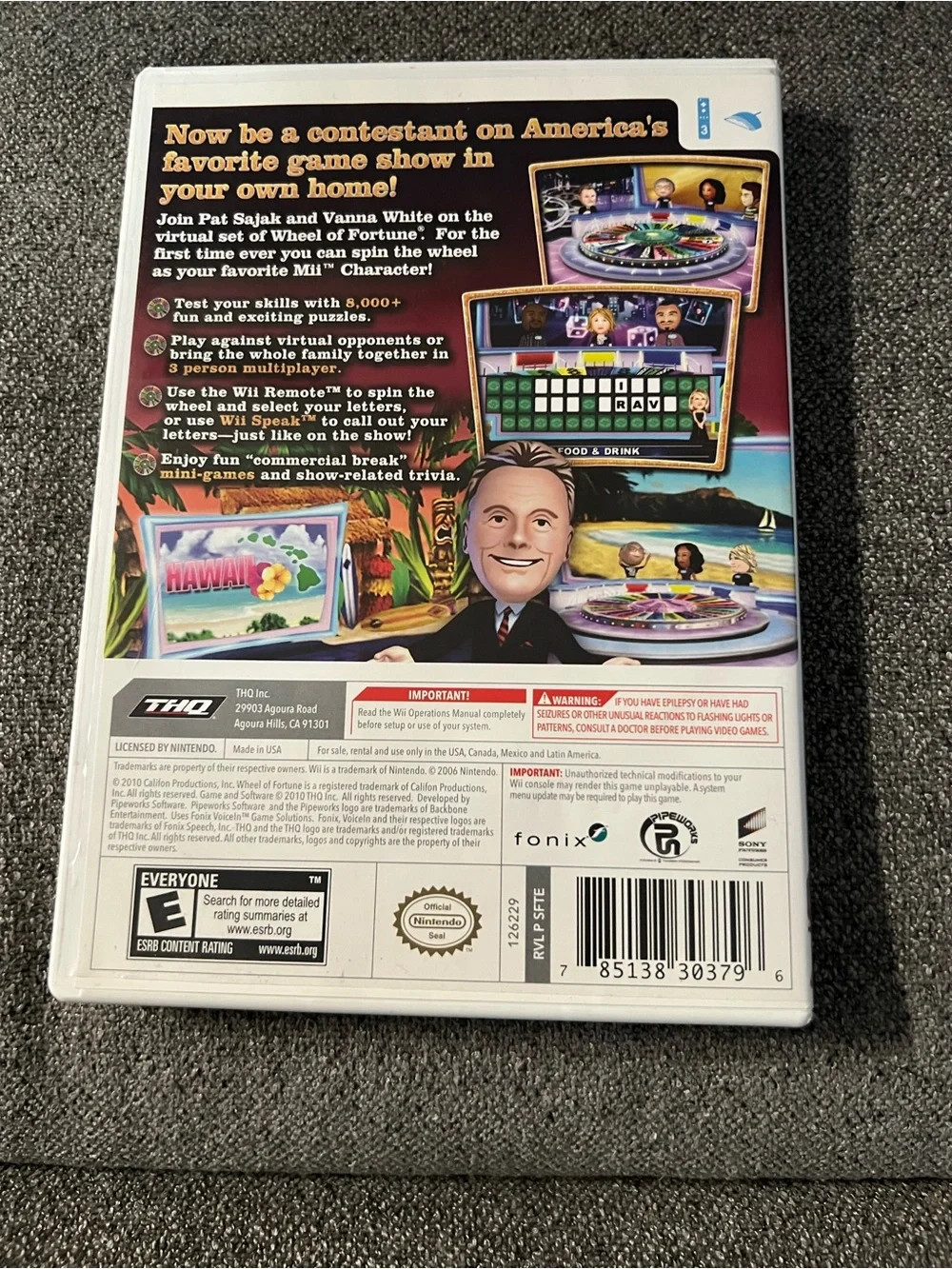 Nintendo official wheel